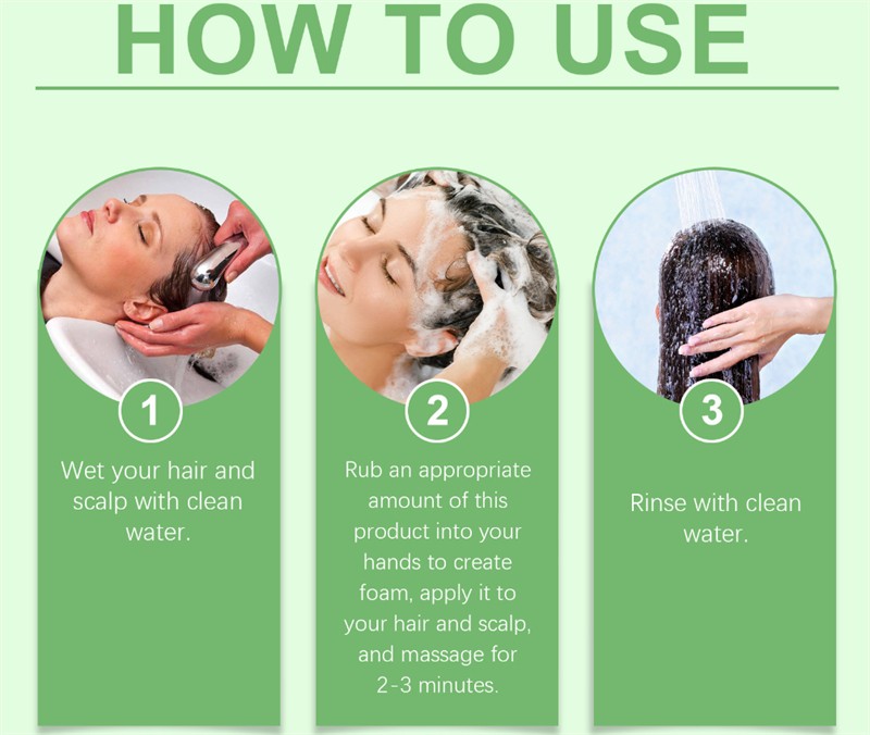 3 Pack Organic Rosemary Hair Growth Shampoo for Women and Men-Natural Thickening