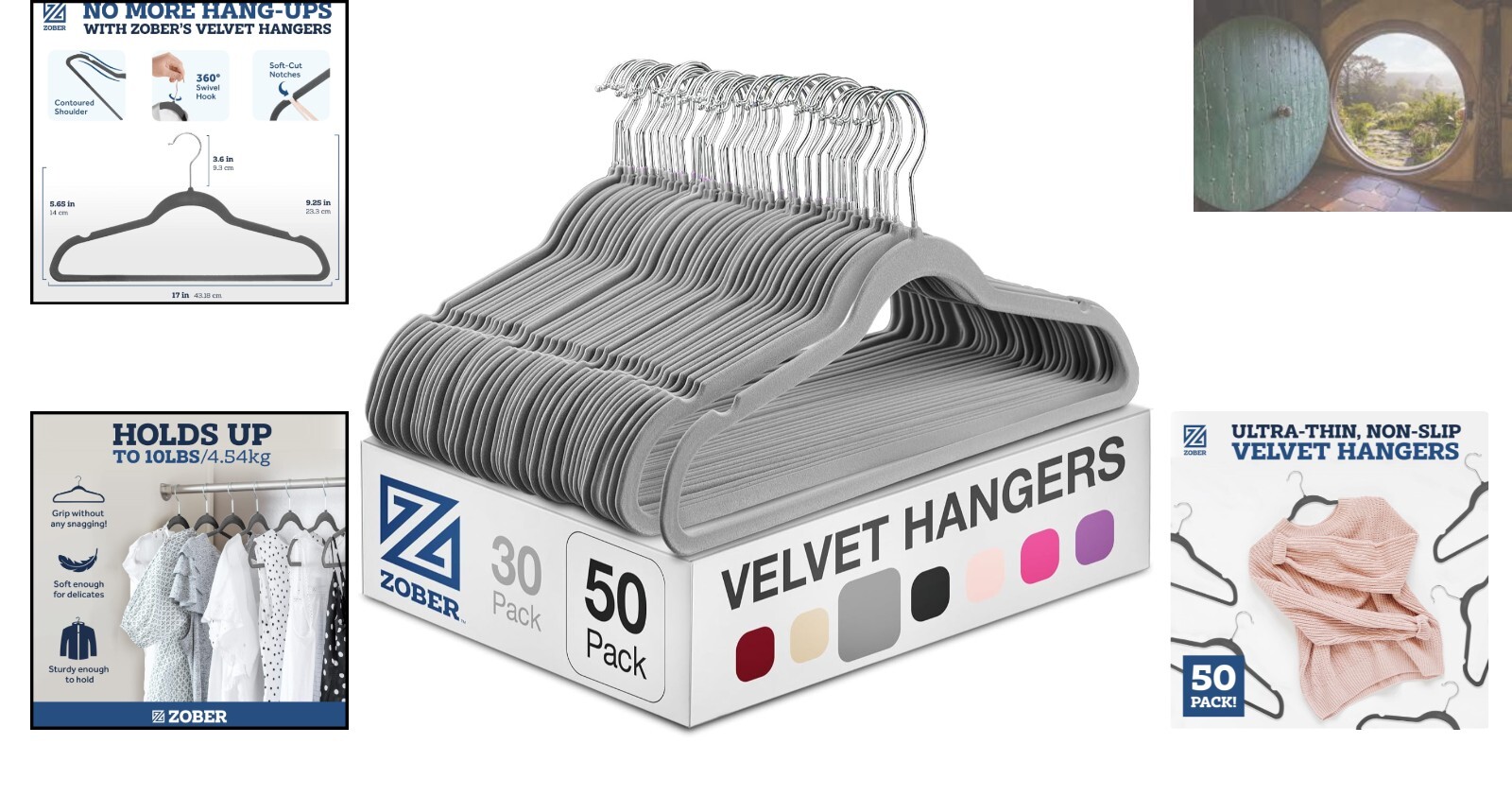 Versatile 50 Pack Velvet Hangers – Heavy Duty Non-Slip for All Clothing Types