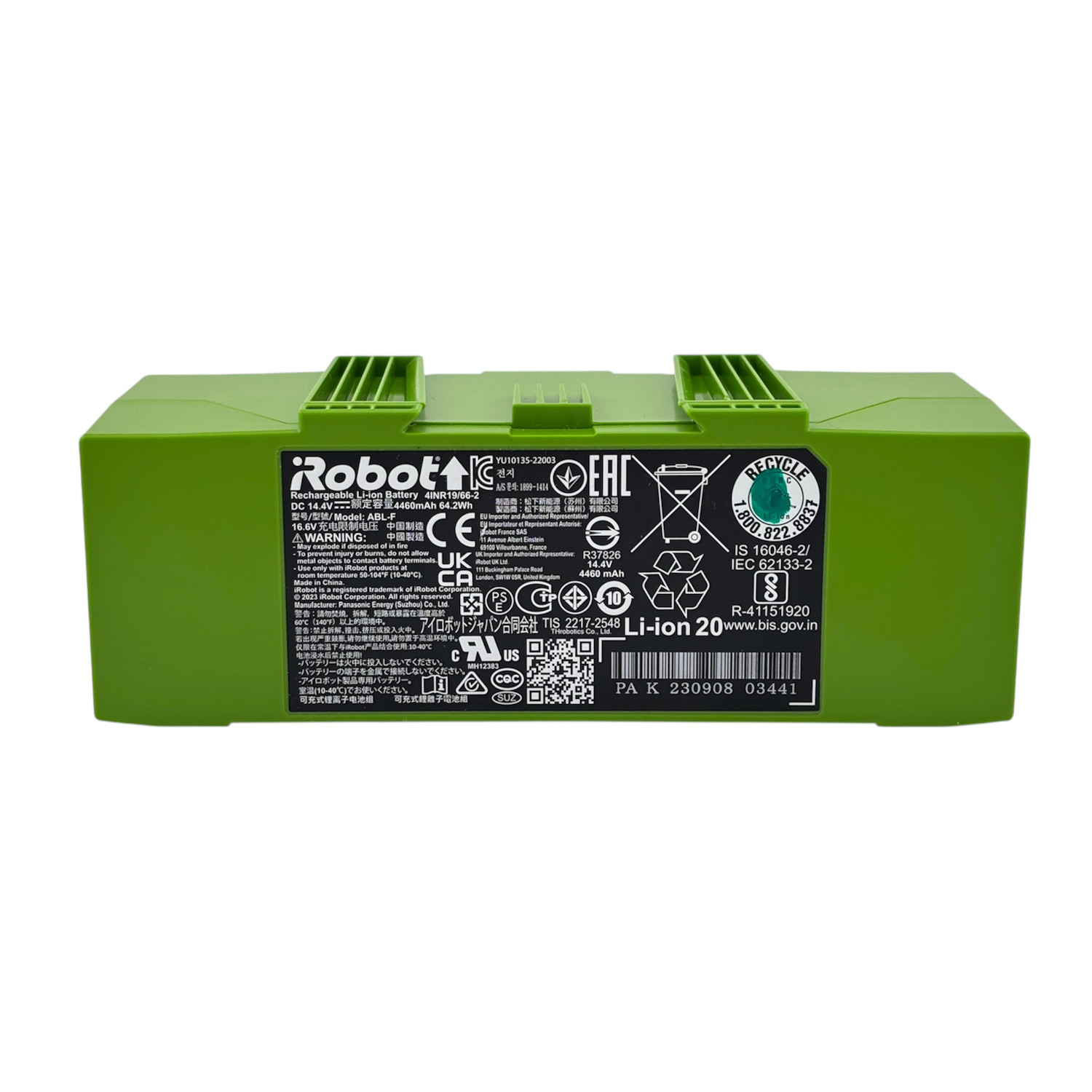 Original OEM iRobot Roomba J Series ABL-F Li-Ion Extended Battery 14.4V, 4460mAh
