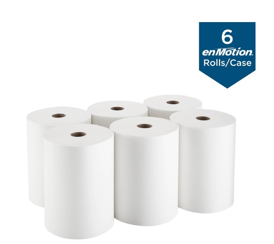 Georgia Pacific enMotion 89460 Paper Towel Roll 10″ x 800′ White 6 Ct