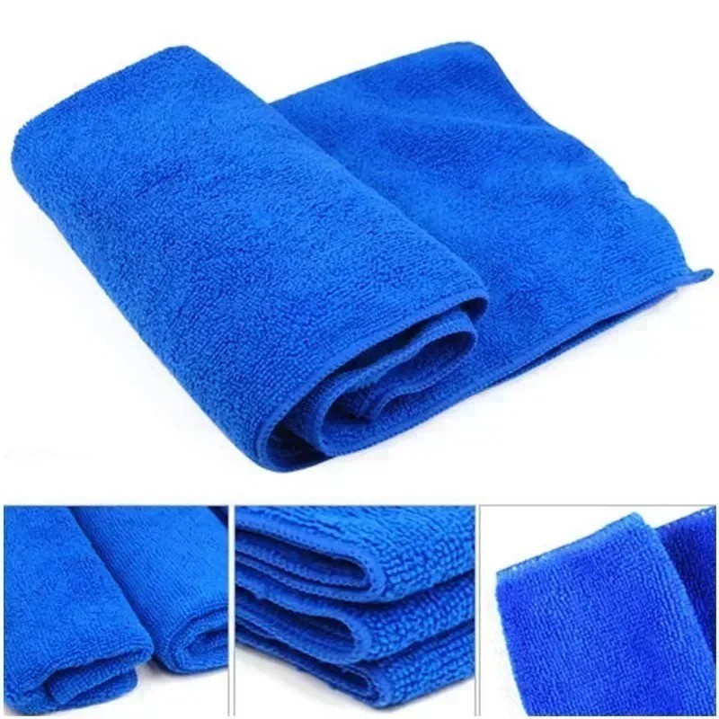Microfiber Cleaning Cloth Towel Rag Car Polishing No Scratch DetailingSet of 100