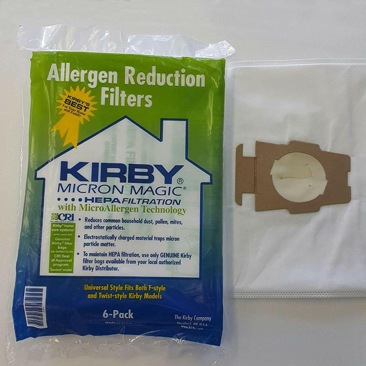 4 x For KIRBY VACUUM BAGS:24 Sentria UNIVERSAL~ F Style MICRON MAGIC Hepa