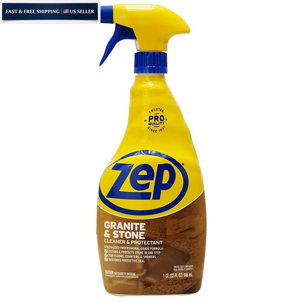 Zep Granite and Stone Cleaner Protectant 32 Fl Oz (Pack of 1), No Color