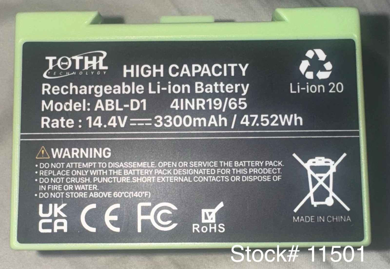 ABL-D2 47.52 Wh Xtd Life Battery iRobot Roomba j5 j6 j7 i1 i3 i4 i5 i7 i8 e5