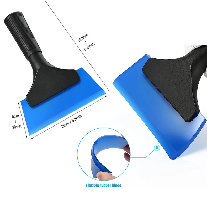 1Pc Rubber Window Tint Squeegee Car Glass Cleaner Water Blade Scraper Tool