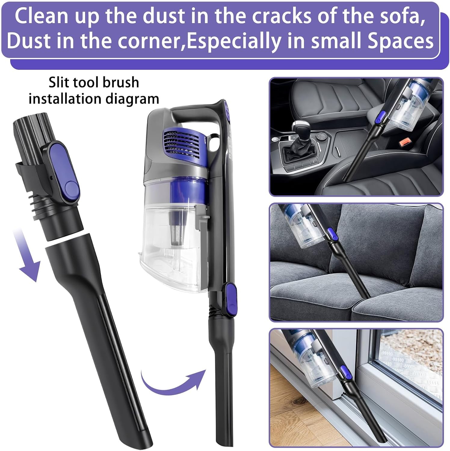 Crevice Tool Replacement for Shark Pet Cordless Stick IX141 IZ462H IZ483H