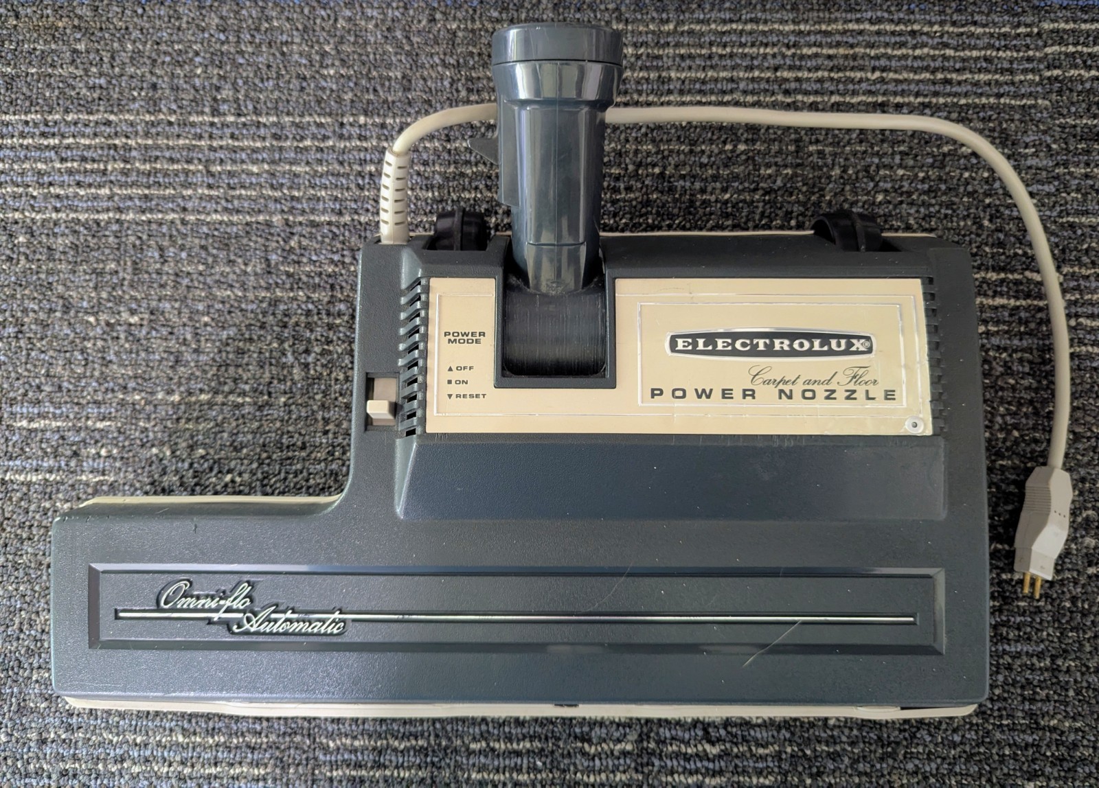 Vintage Electrolux Omni-Flo Automatic Power Nozzle Model # PN6 Blue Tested