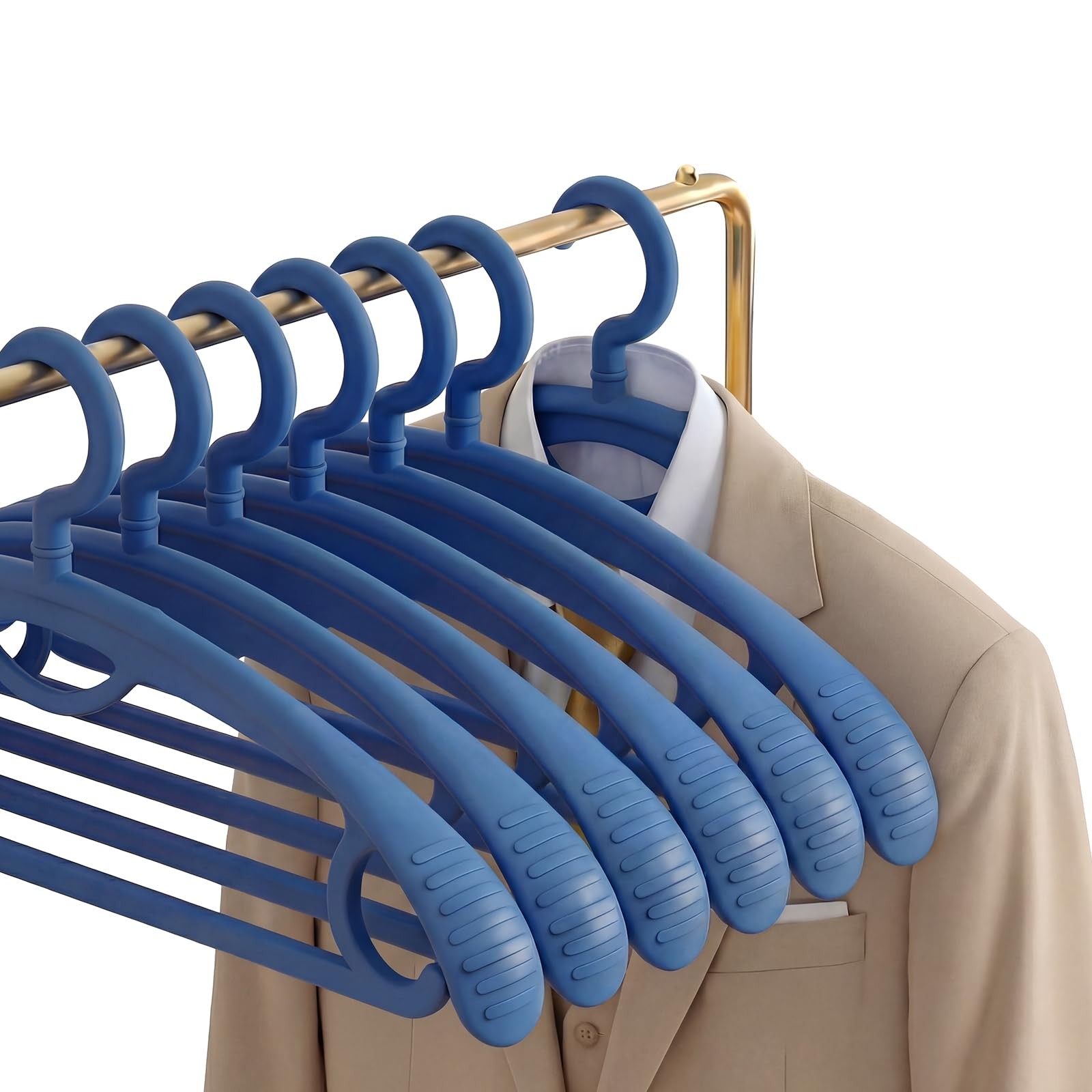 Plastic 16.7 inches (L) x 1.3 (W) x 7.8 (H), Blue 1.3inch Width