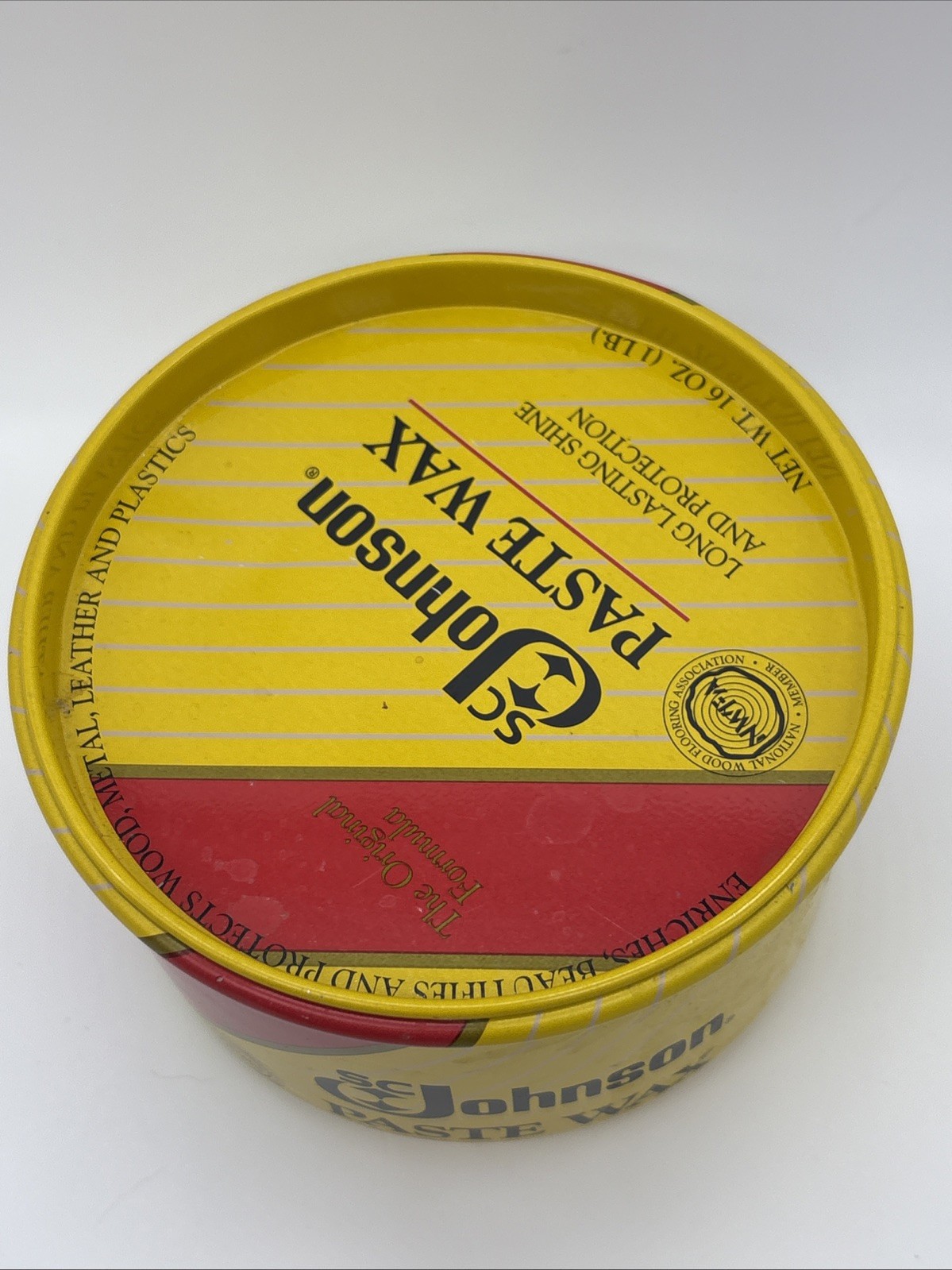 SC Johnson Paste Wax Original Formula Shine Protection 16 oz 1 lb 100% New