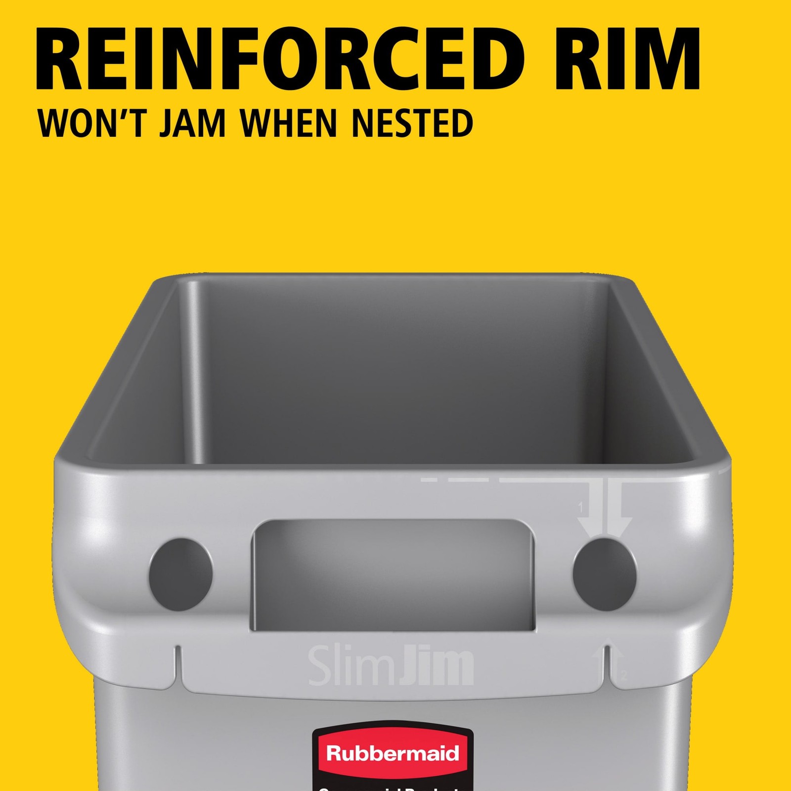 Trash Can 23 Gal Gray W/ Vented & Rustproof – For Commercial & Residential