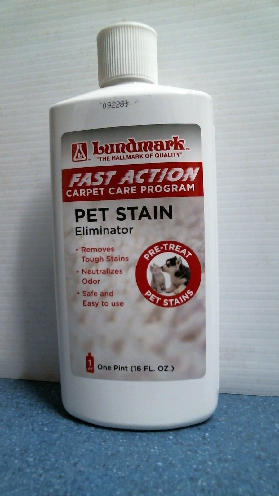 Lundmark 62401, Fast Action Pet Stain Eliminator, 16 fl. oz., FREE SHIPPING