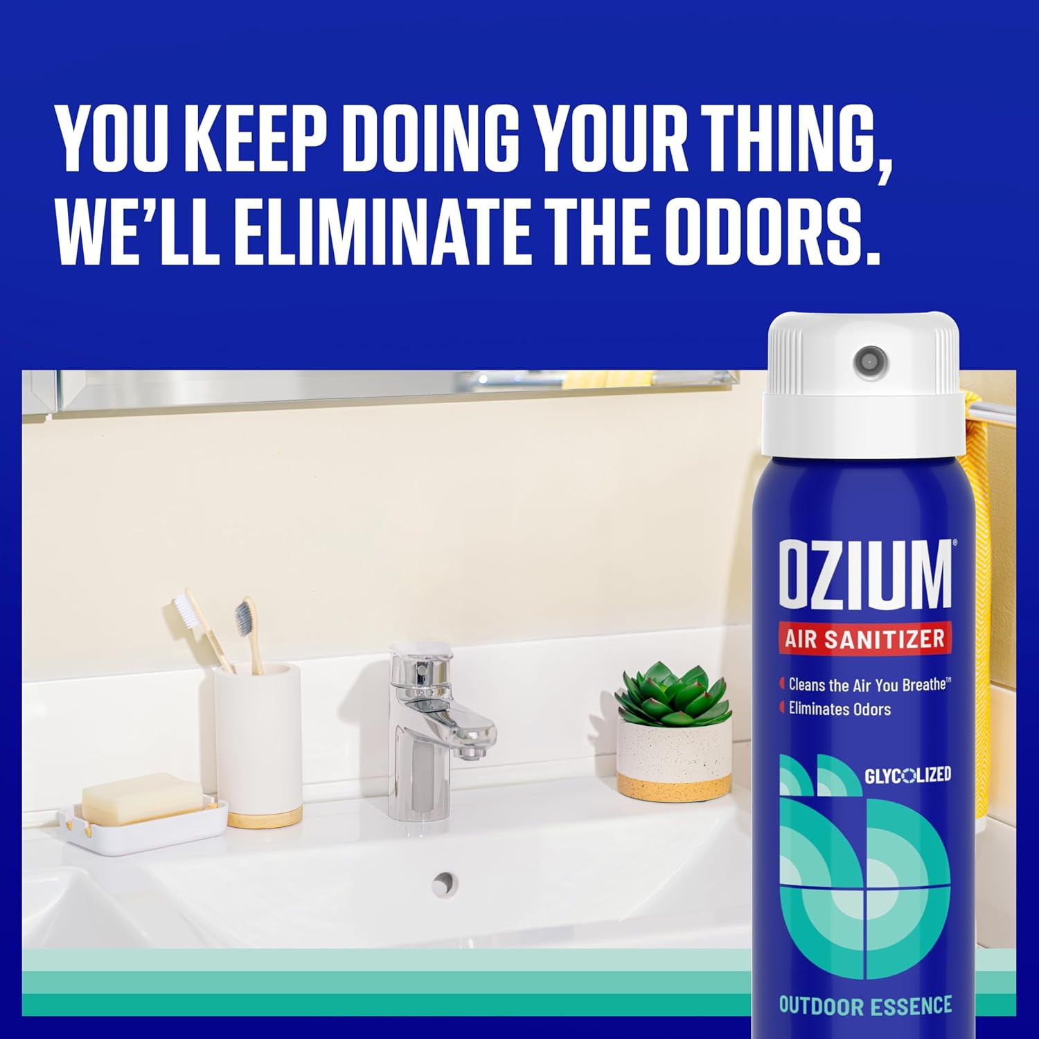 3.5 Oz. Air Sanitizer & Odor Eliminator for Homes, Cars, Offices and More, Outdo