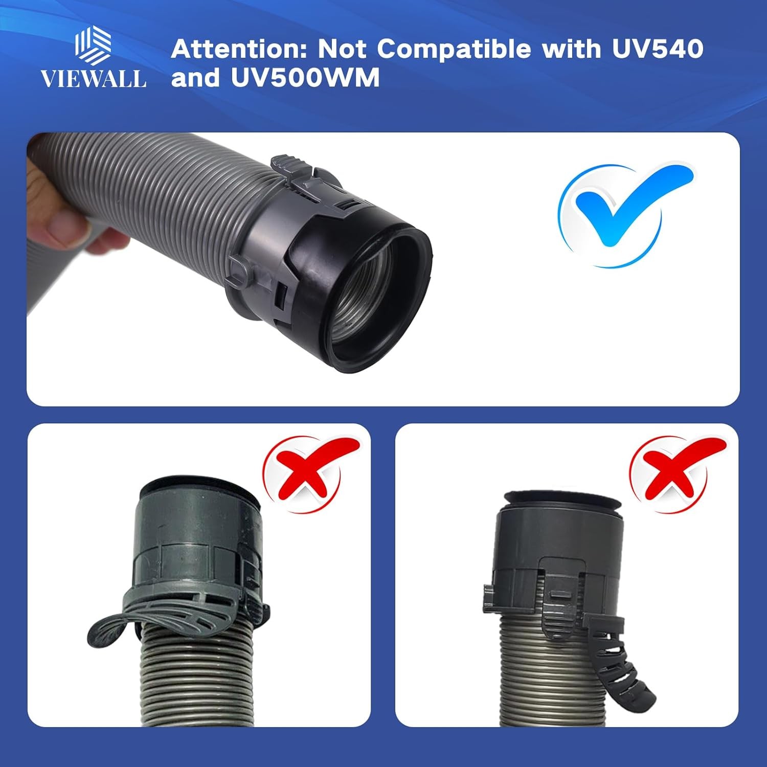 Upgraded Replacement Hose Handle for Shark NV360 NV350 NV351 NV352 NV355 NV356