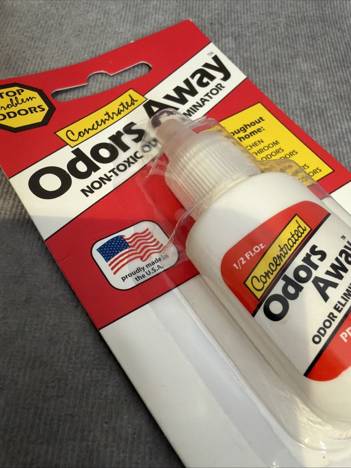 Odors Away Dropper Concentrated Odor Eliminator Neutralizer 1/2 fl oz Non-Toxic