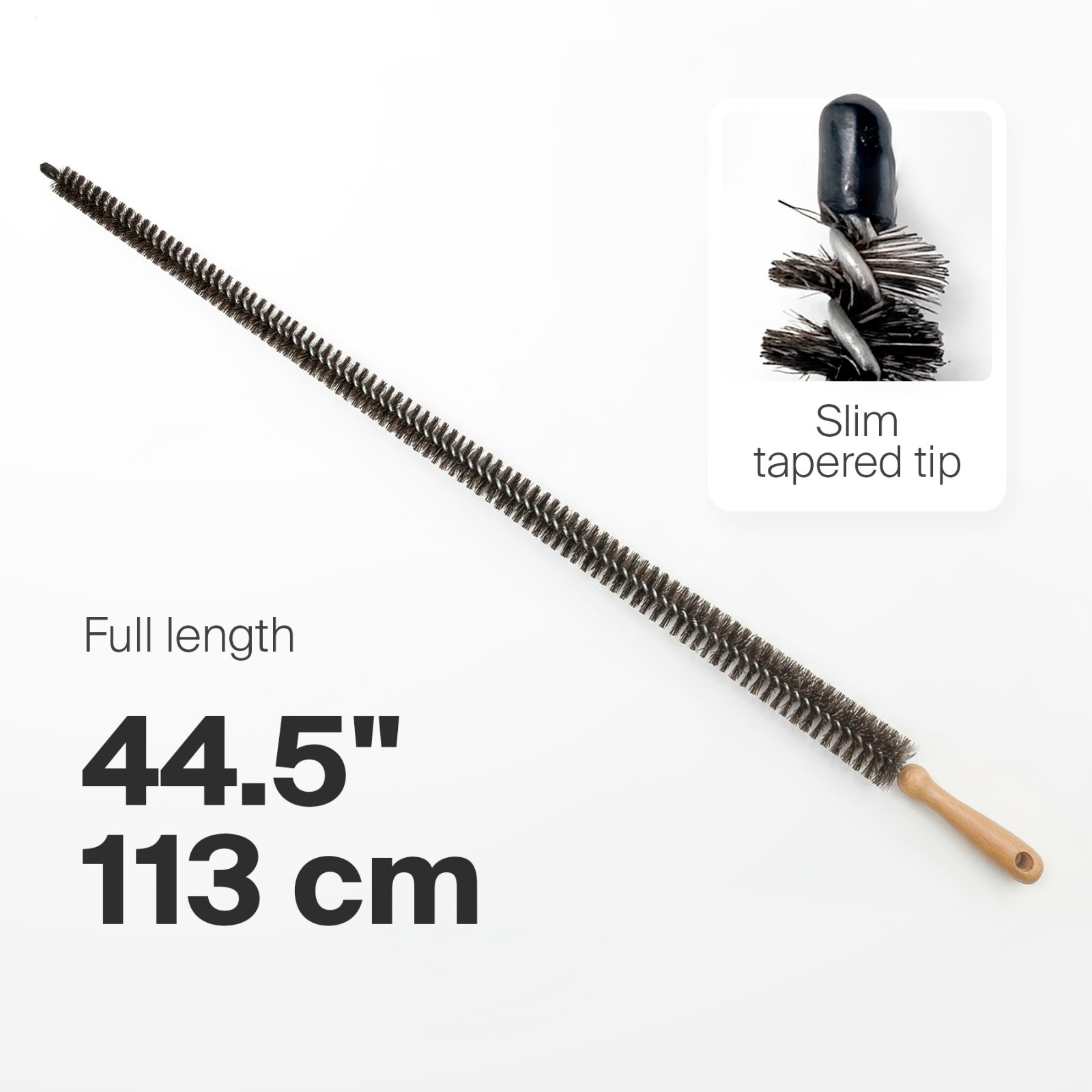 46″ Premium Flexible Medium-Stiff Horsehair Radiator, Coil and Vent Brush