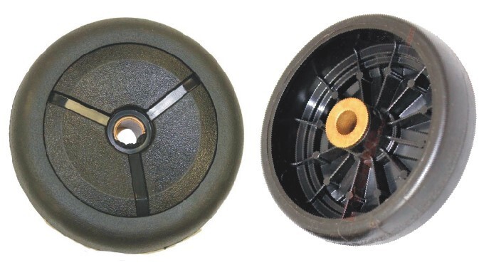 Rear Wheel for Hoover Windtunnel and Select Royal Uprights 440013574