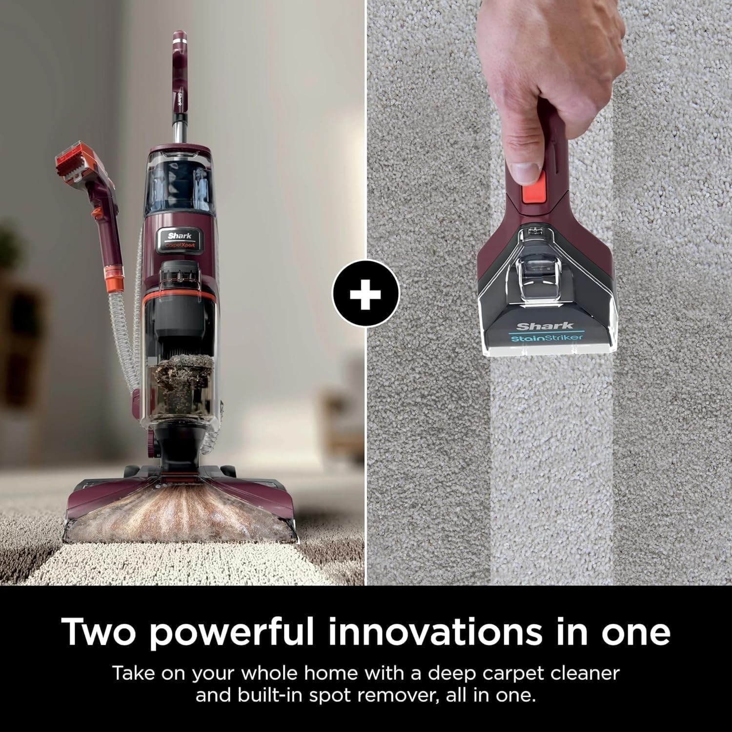 Shark EX150 CarpetXpert Upright Carpet Cleaner Rugs Upholstery Pet Stain Odors