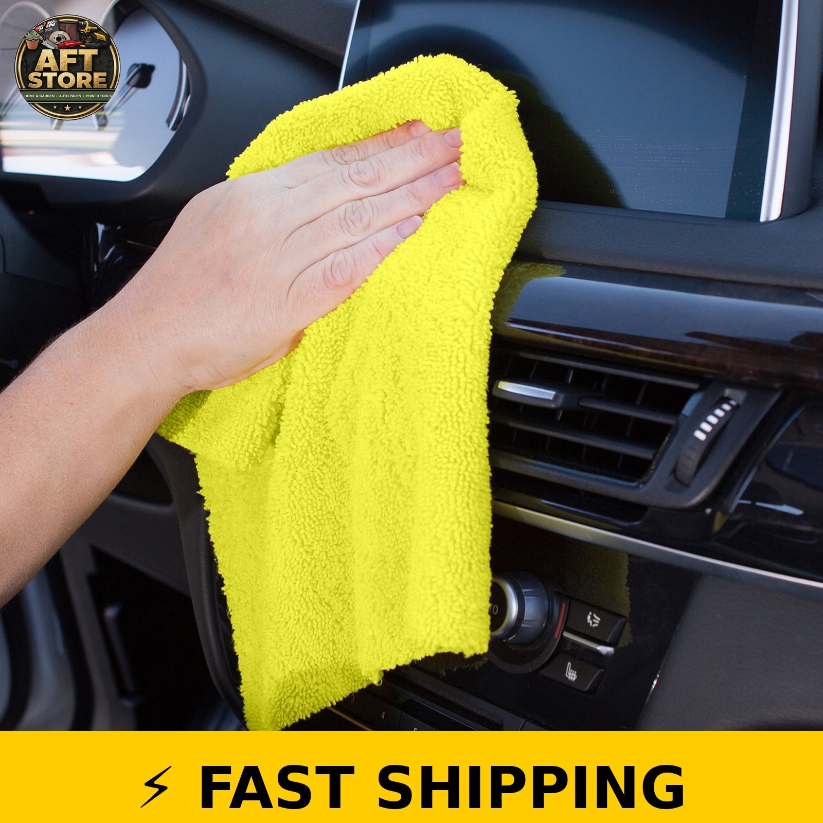 Auto Drive Microfiber Towel 4 Pack – Assorted Colors