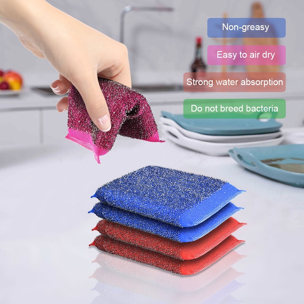 Dish Wash Sponge, Multi-Use Heavy Duty Scrub for Dishwashing, Kitchen Sponge