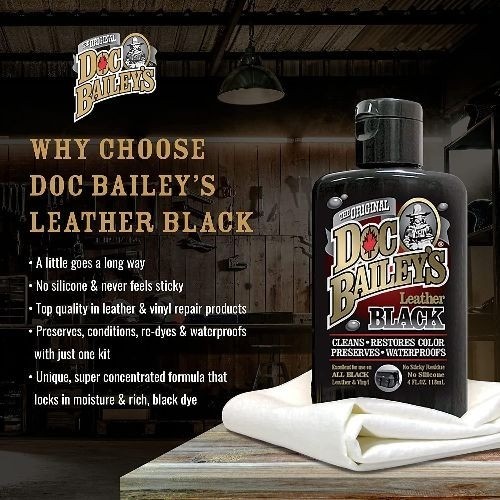 Detail Kit – Restore Your Leather & Vinyl Gear – Cleaner, Conditioner, Waterproo