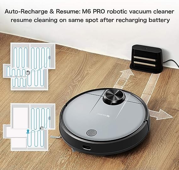 Proscenic Wi-Fi Connected Robot Vacuum Cleaner and Mop Alexa – Scratch & Dent