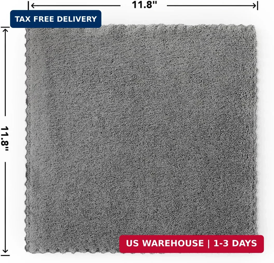 12 Pack Cleaning Cloth,Ultra Soft Absorbent Quick Drying Microfiber Cleaning rag