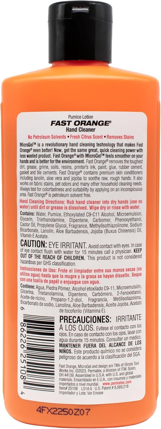 Travel Size Mechanic Hand Cleaner