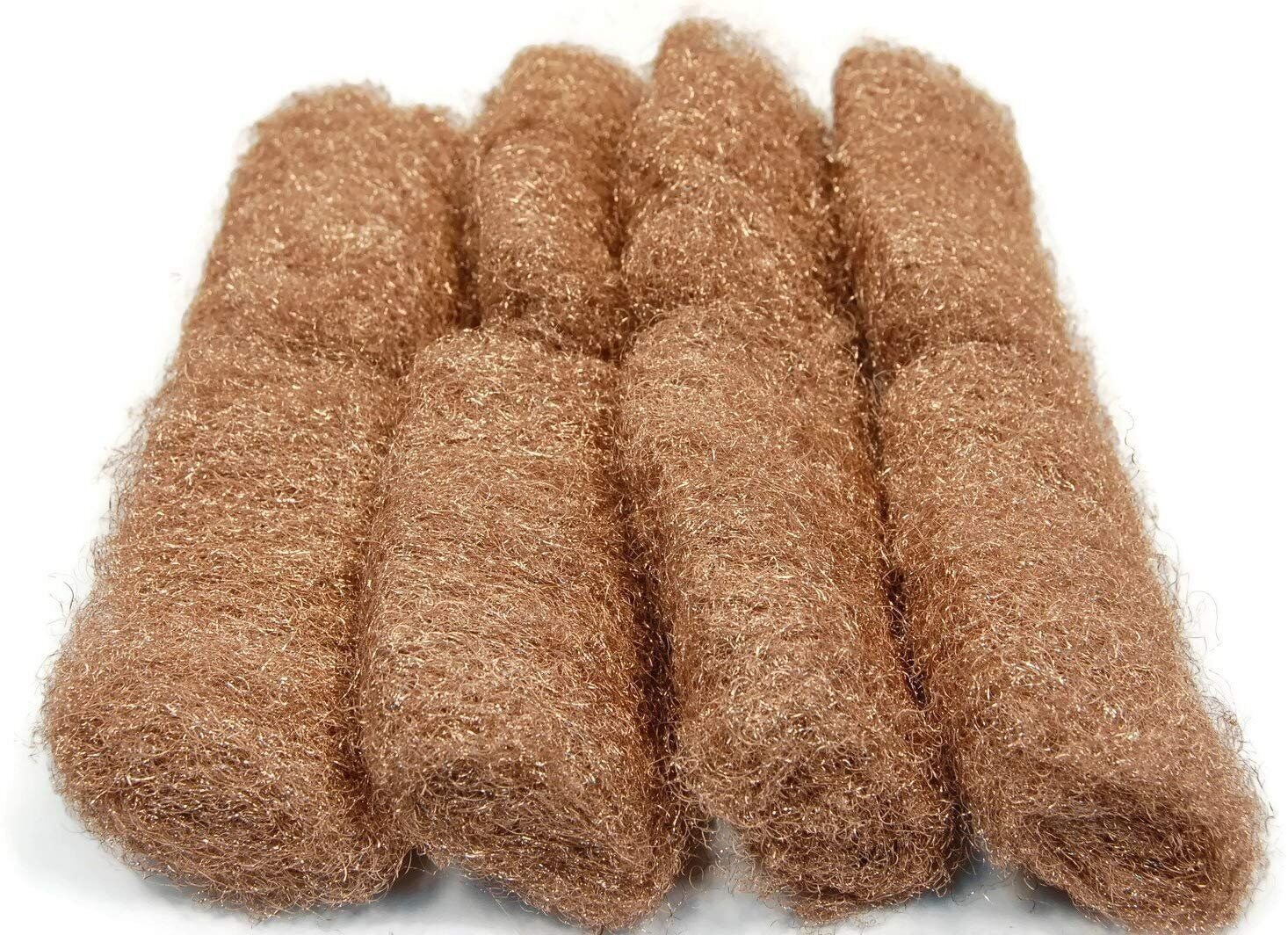 Rogue River Tools Bronze Wool Pads (8pc)- CHOOSE GRADE. Marine, Glass, Wood, USA