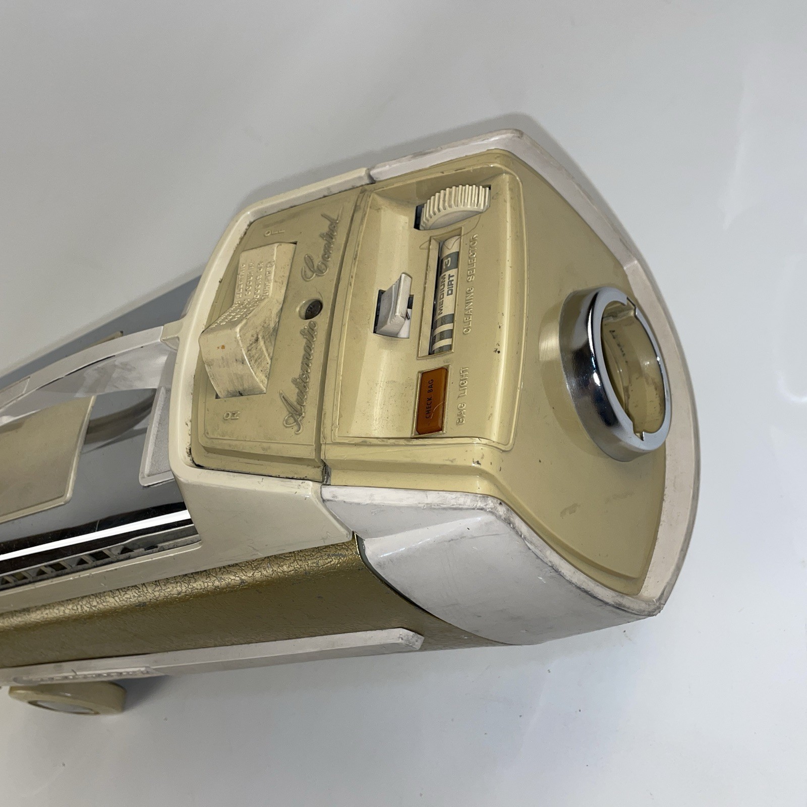 VTG Gold Electrolux SUPER J Canister Model 1401–Tested-See Pictures for Conditio
