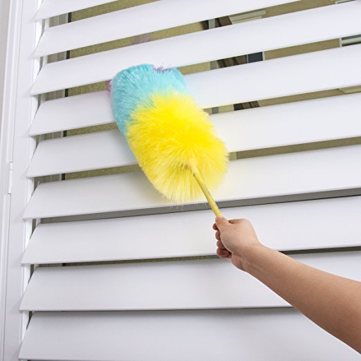 Static Duster – 27″ Large Electrostatic Feather Duster (Assorted Colors)