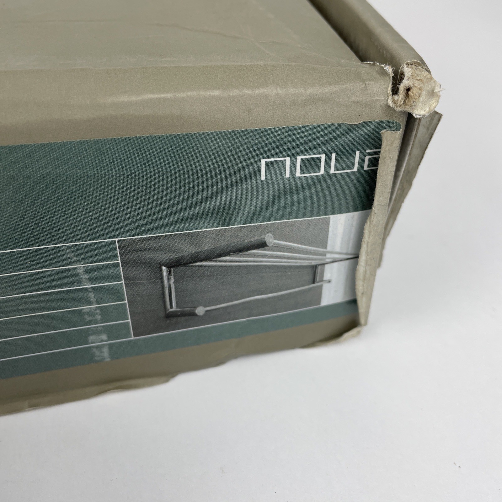 FROST Nova 2 Wardrobe shelf 1 Brushed Stainless Steel 147mm x 300mm x 600mm