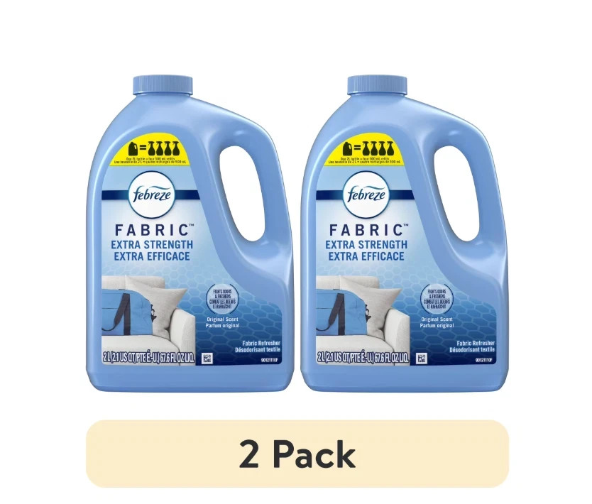 Febreze Extra Strength Odor-Eliminating Fabric Refresher Refill, 2 pack