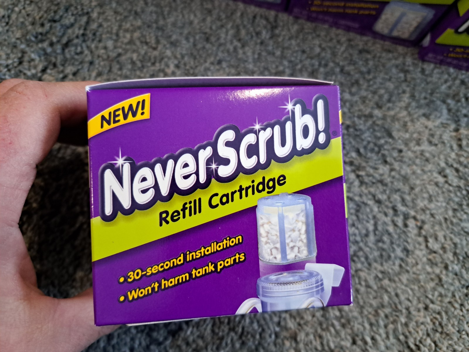 Lot Eight Kaboom Never Scrub! Refill Cartridges 1.65 Oz. Each