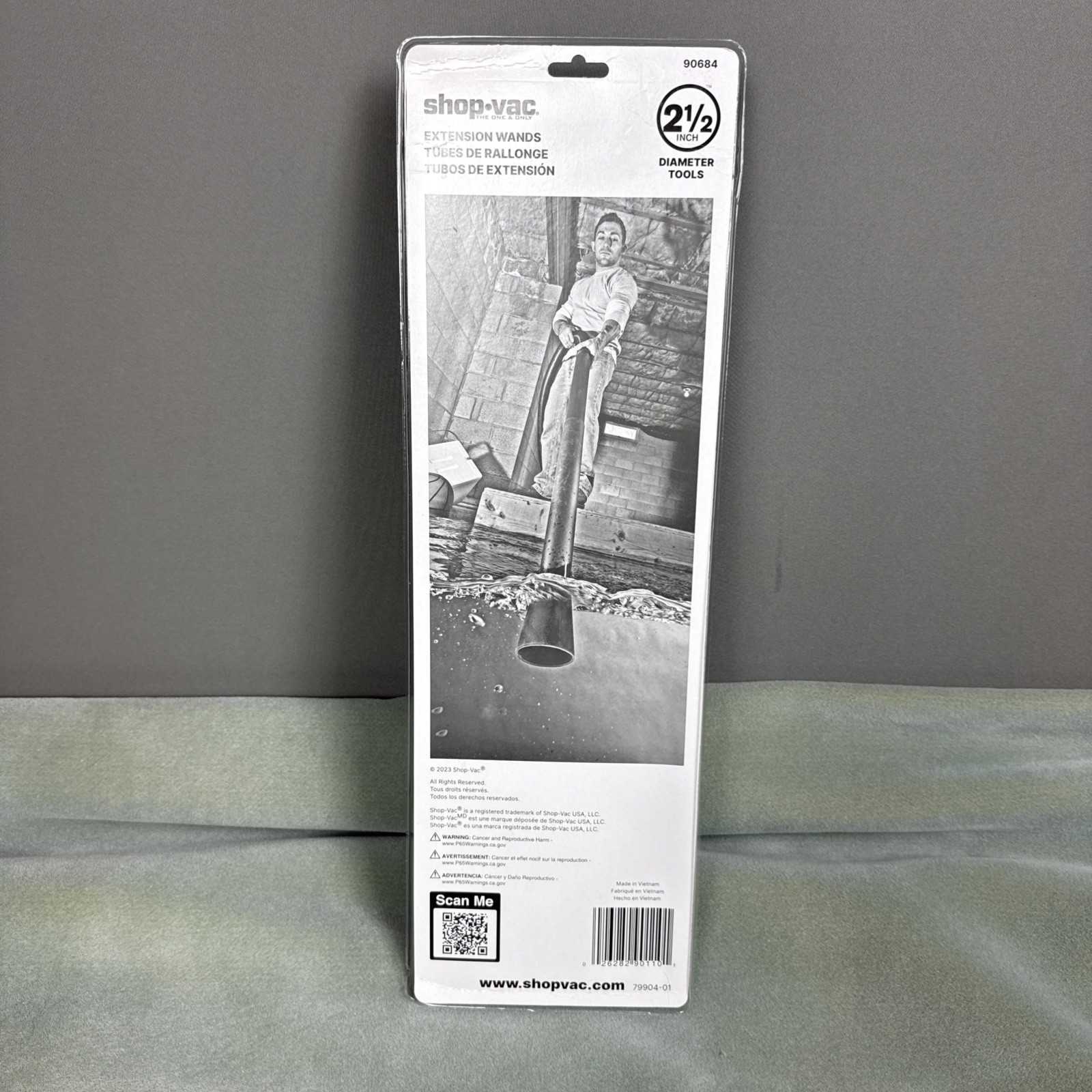 Shop-Vac 9068400-2.5″ Diameter Extension Wands 40″ Reach Fits 2.5″ Hose