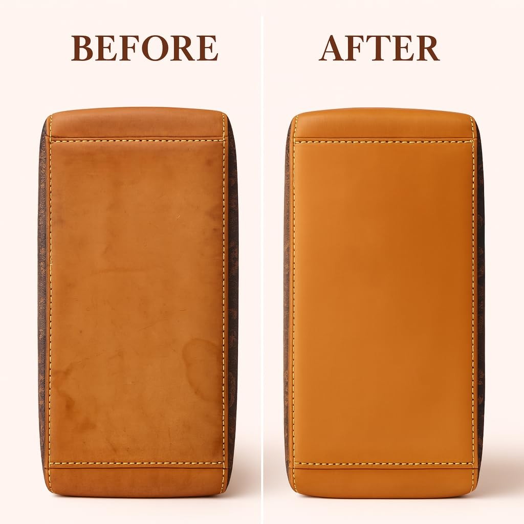2-in-1 Purse Cleaner & Conditioner – Leather Cream for Handbags, Designer Bag…
