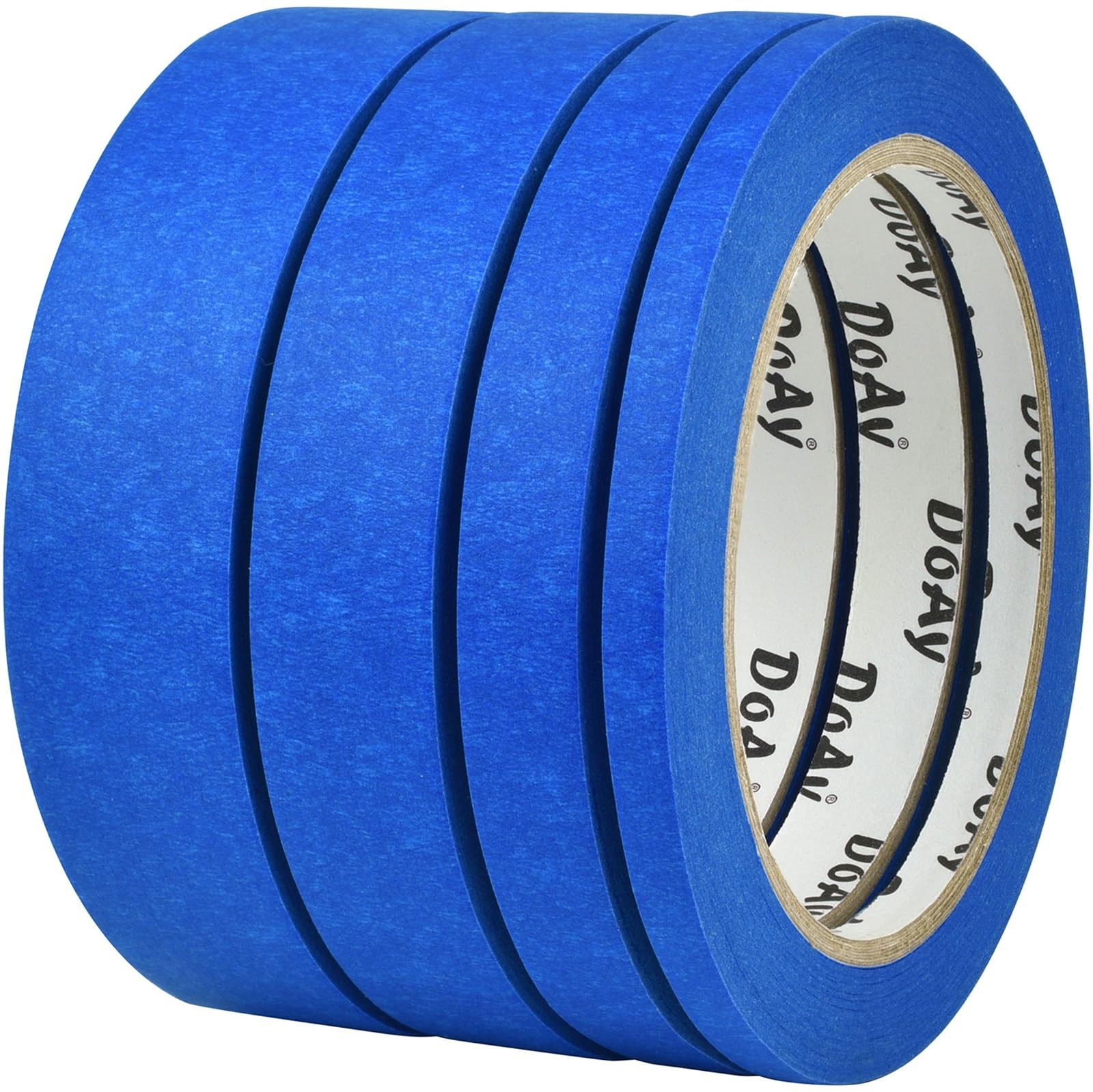 4 Pack Blue Painters Tape – Masking Tape 0.25″, 0.50″, 0.75″, 1″ Wide – Multi…