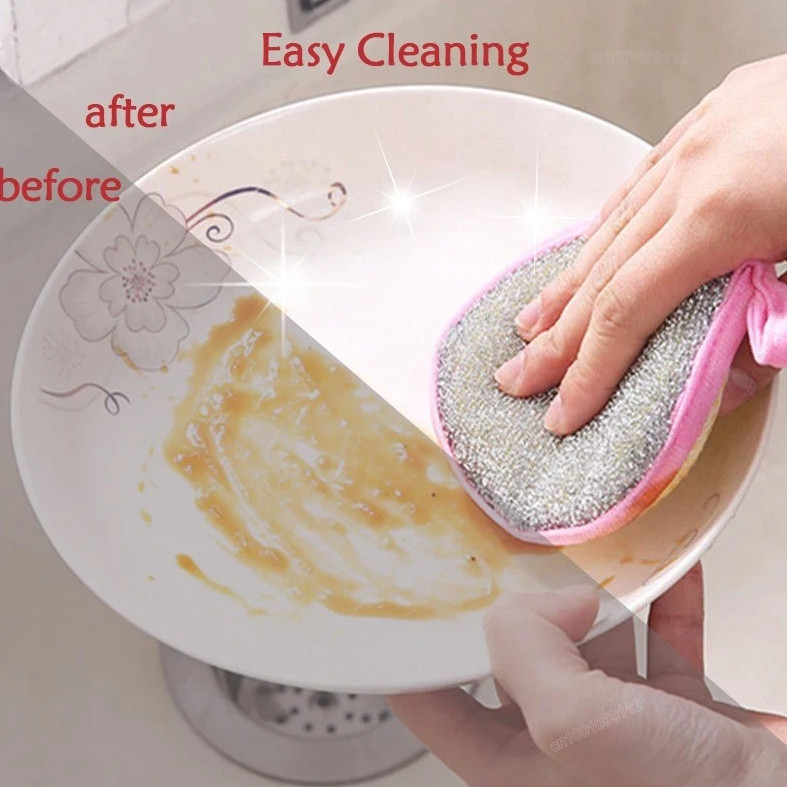 20pcs Double-Sided Dishwashing Sponge Kitchen Cleaning Set Cleaning Kitchen Tool