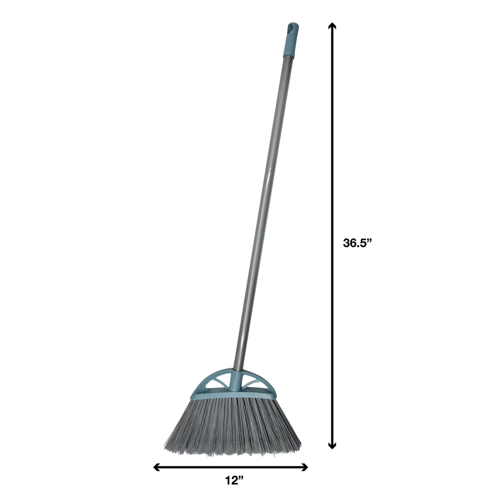 Lobby Broom and Dustpan Set Long Handle Upright Standing Kitchen Sweeper Combo