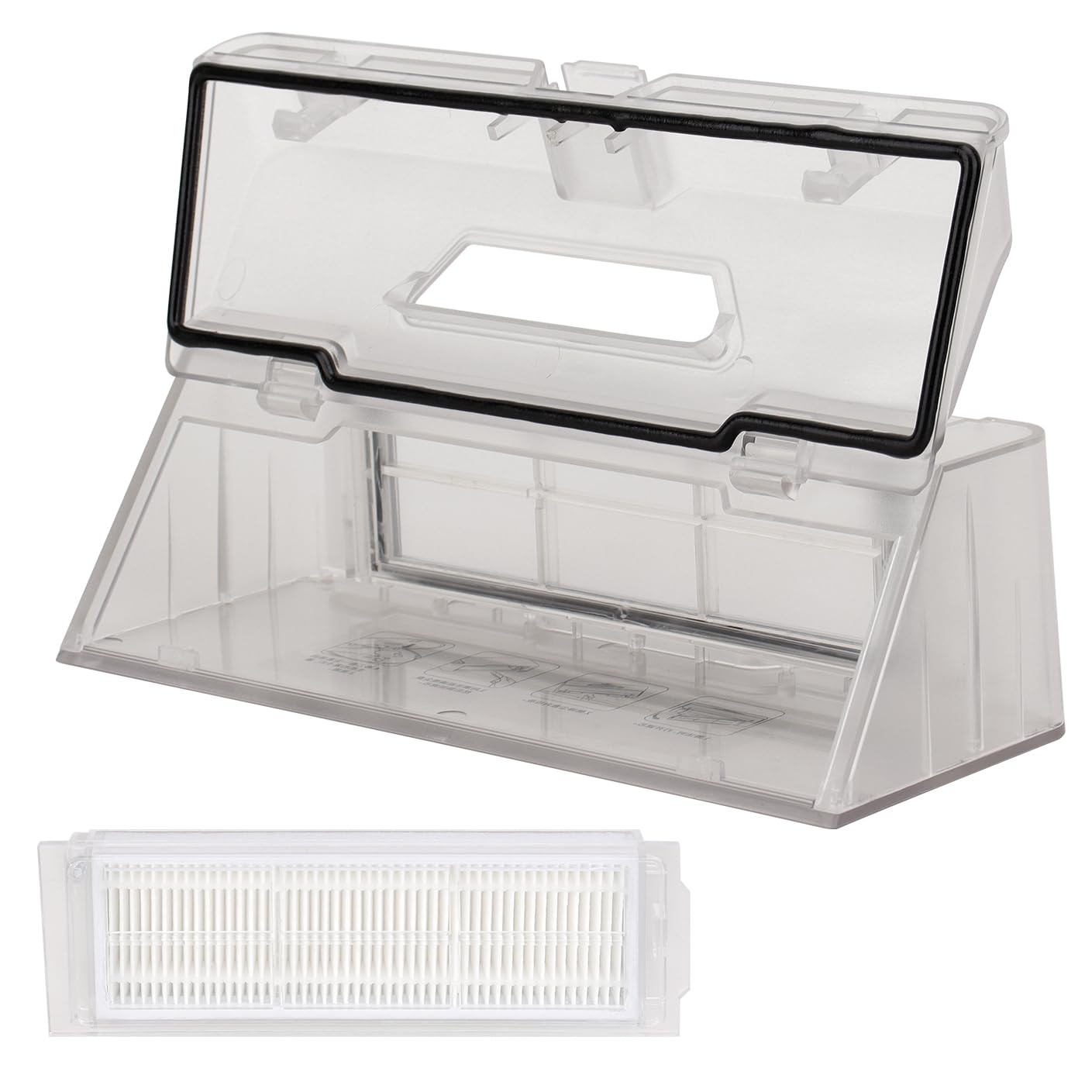 Dust Bin Box for Compatible with Wyze Robot WVCR200S Vacuum Cleaner – Waste D…