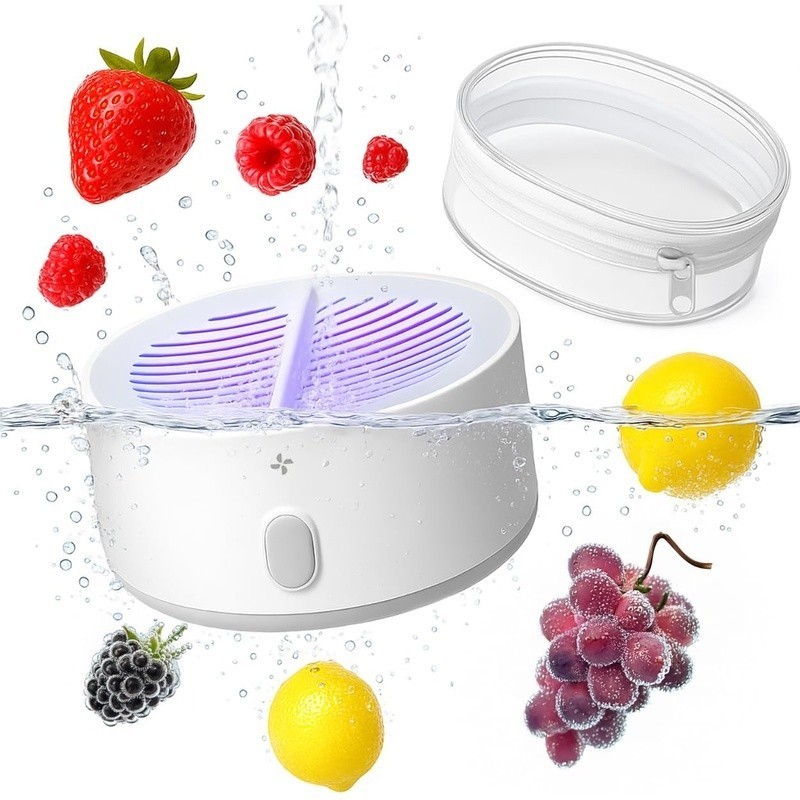 Fruit Vegetable Washer Electrolysis Cleaner Portable Fresh Produce Deep Clean US