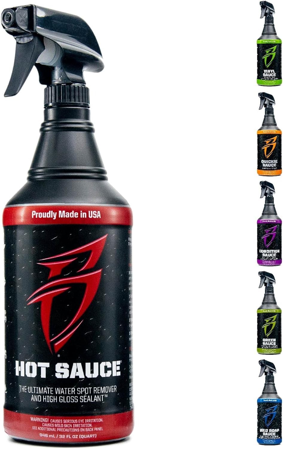 Boat Bling Hot Sauce Water Spot Remover with Wax Sealant, 32 oz.
