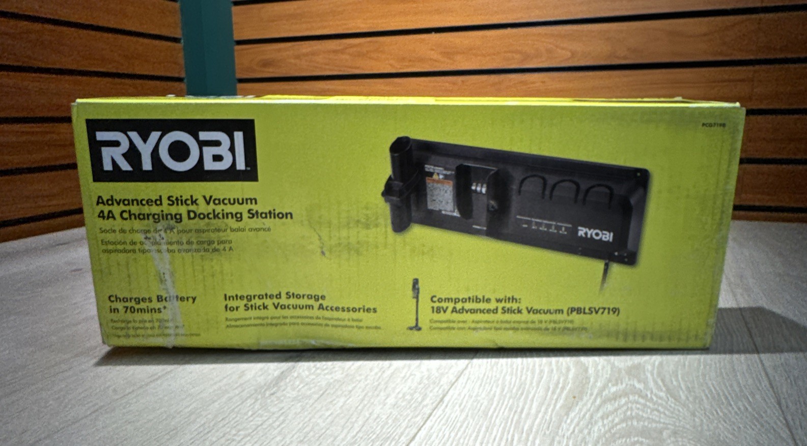 Ryobi Advanced Stick Vacuum 4A Charging Docking Station PBLSV719