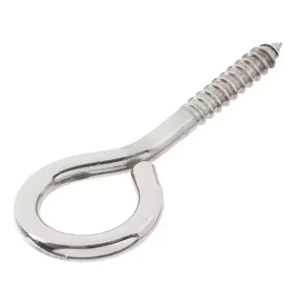 10PK Everbilt 1/4 inch x 3-3/4 inch Zinc-Plated Lag Thread Screw Eye Bolt 806916