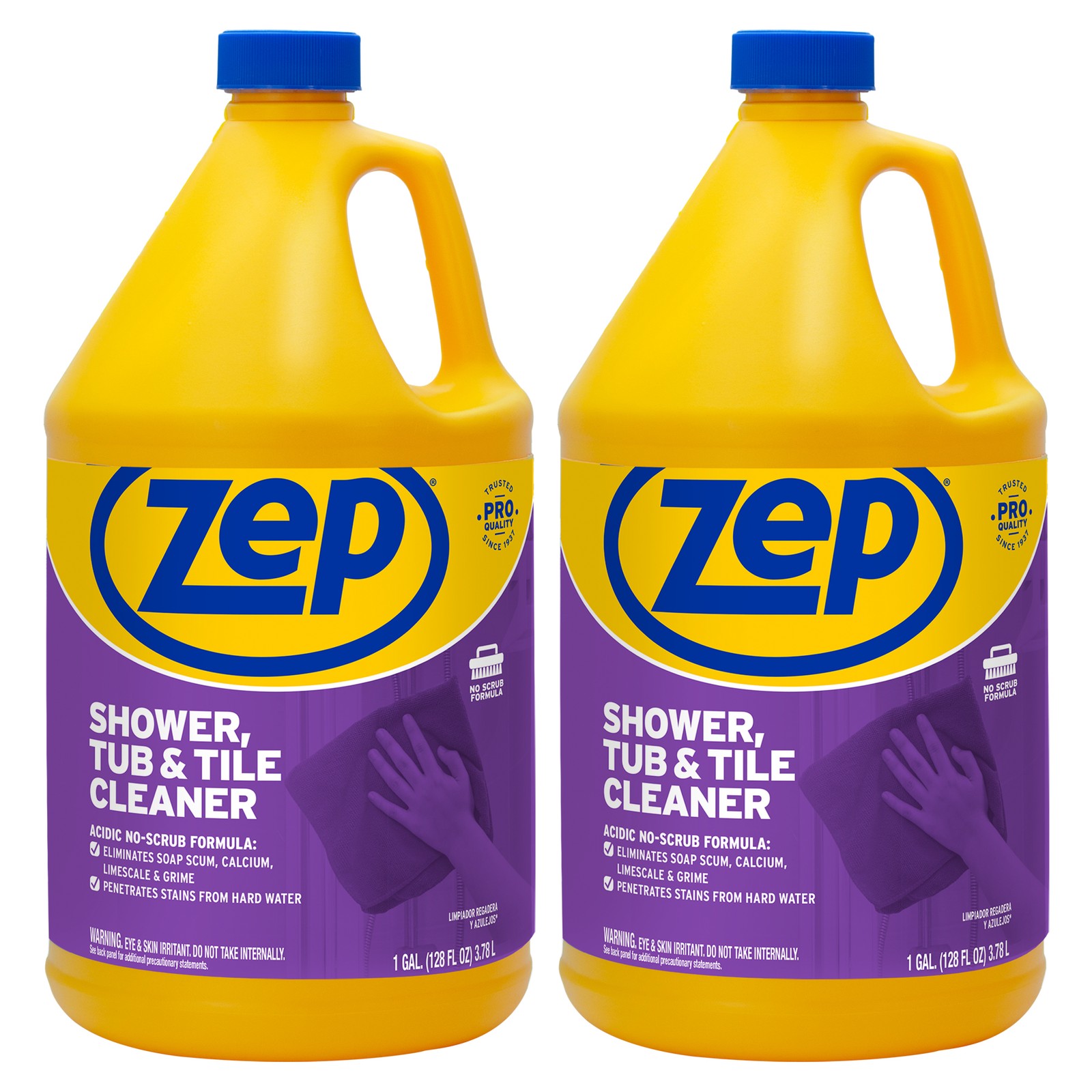 Zep Shower, Tub and Tile Cleaner – 1 Gallon (Case of 2) ZUSTT1282 – Forget