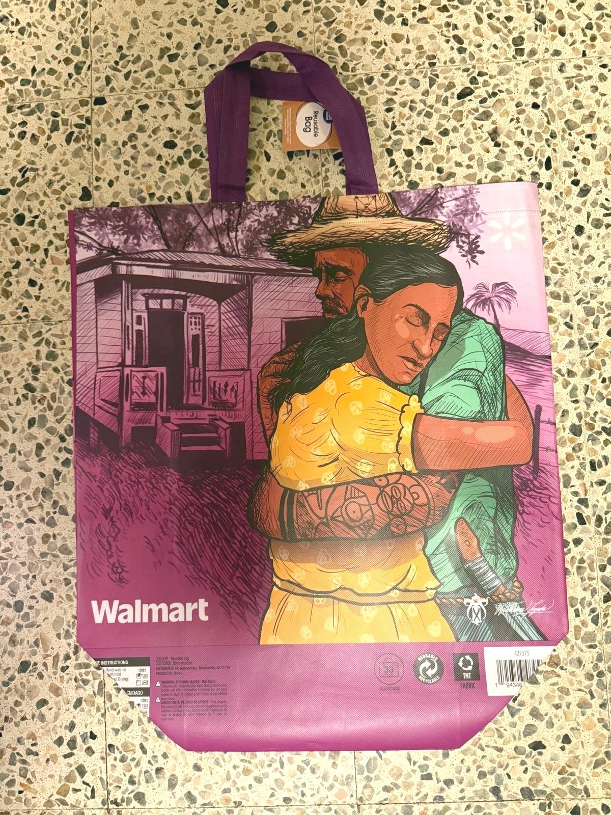 Walmart Puerto Rico Limited Collectible Reusable Bag Navidad. XL New.