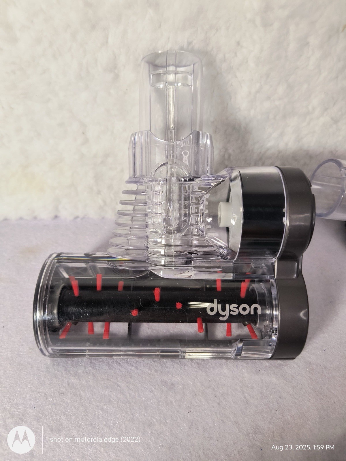 Dyson Flexi Crevice Tool, Mini Turbine Head, Soft Dusting Brush, & Adapter