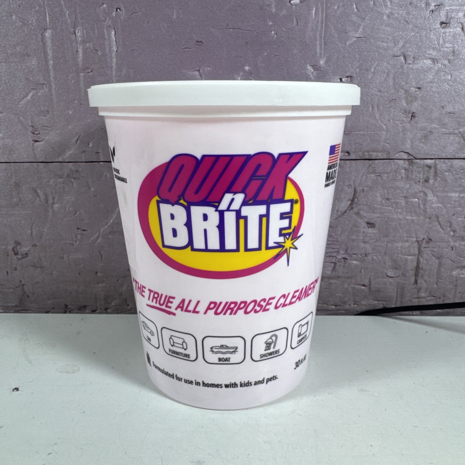 Quick N Brite All Purpose Cleaning Paste, True All Purpose Cleaner, Concentrated
