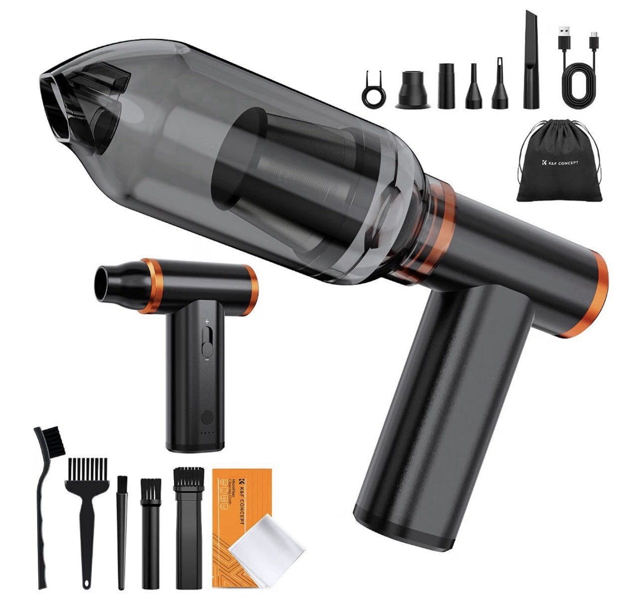 Electric Compressed Air Duster|300000RPM Vacuum Cleaner|3 Gear Adjustable|Sup…