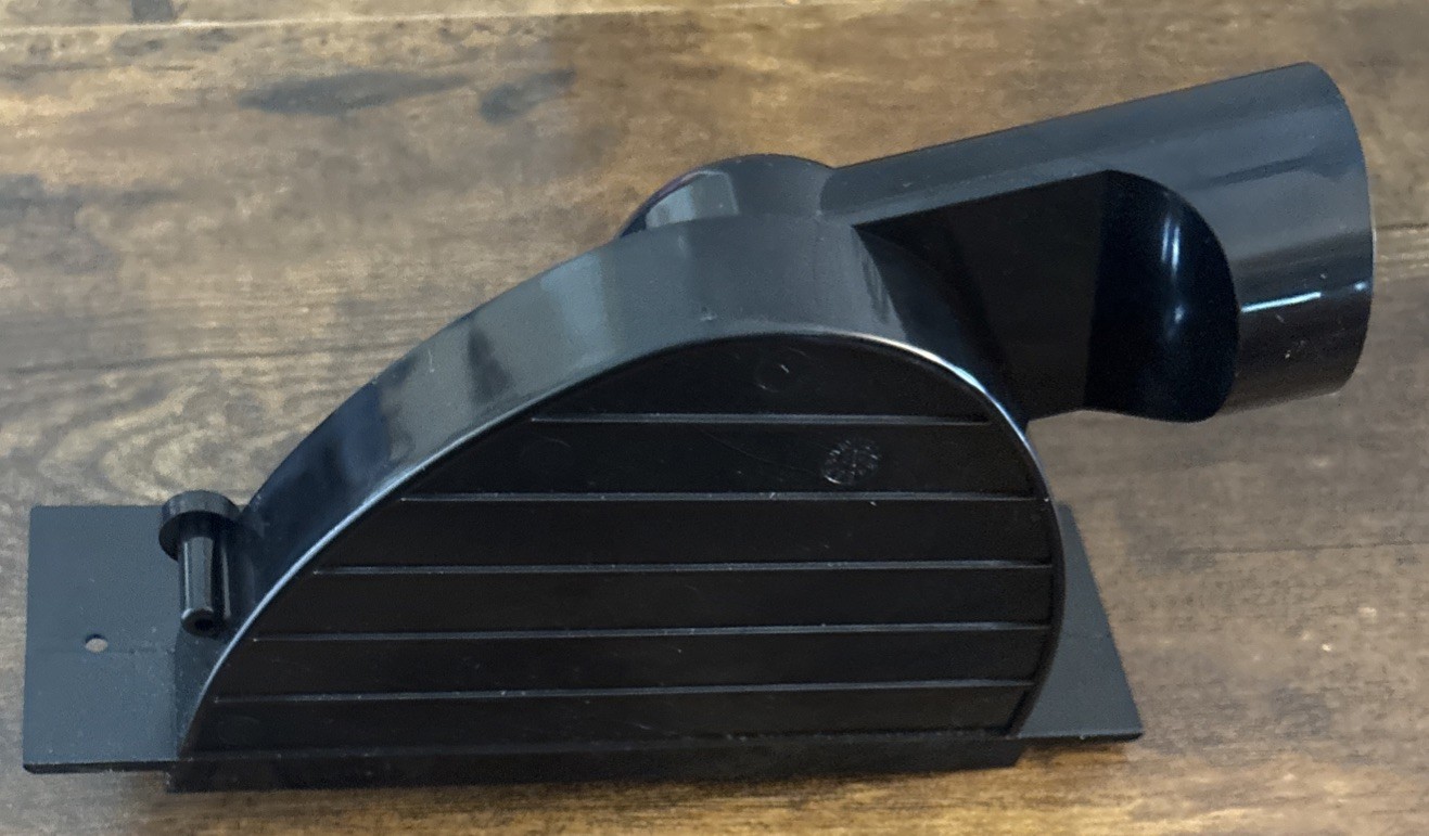 Cen-Tec Systems Central Vacuum Automatic Dustpan Sweep Inlet, Black