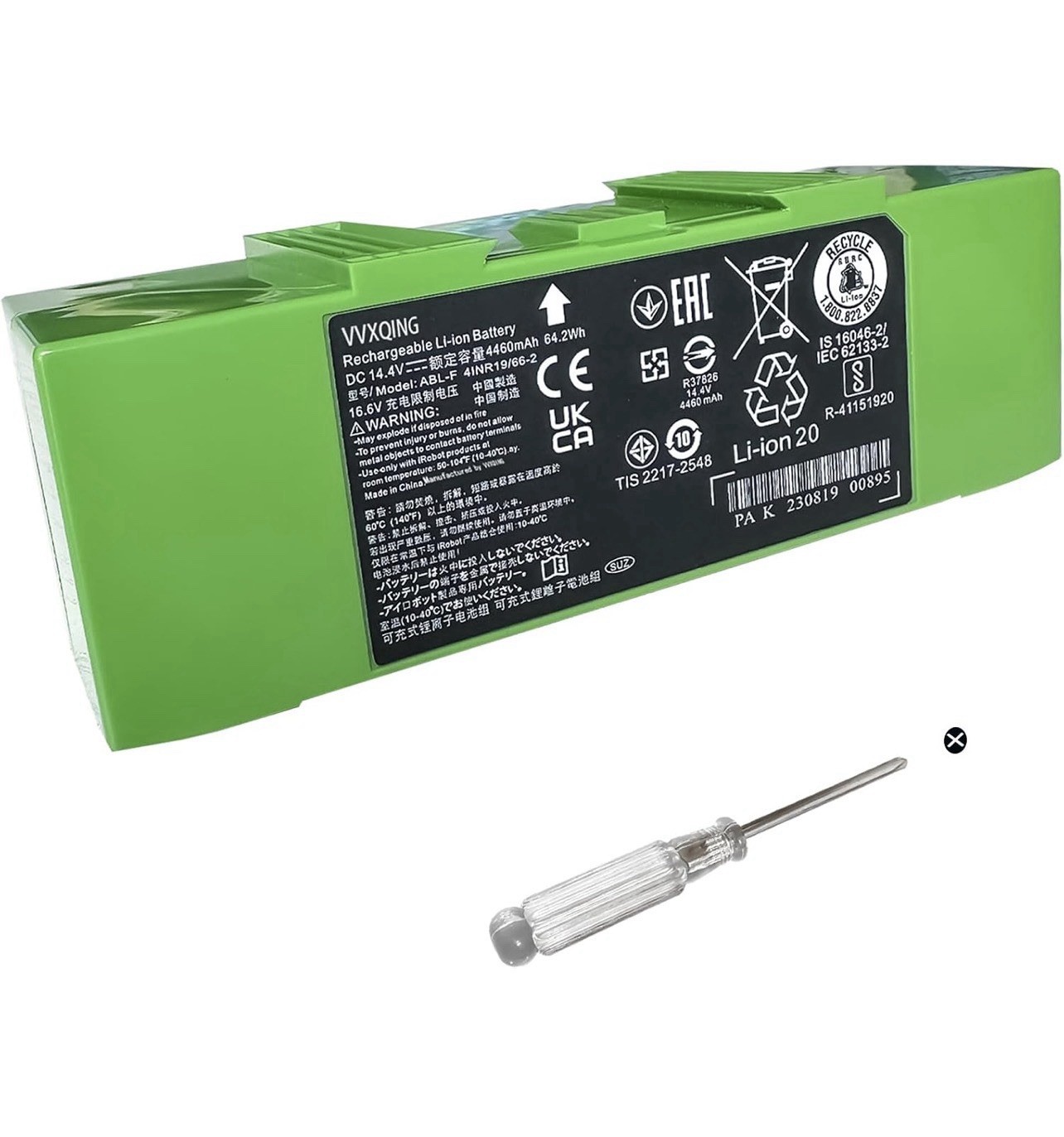 64.2Wh Genuine Battery ABL-F for iRobot Roomba i4 i5 i6 i7 i8 e5 e6 j5 j6 j7 j7+